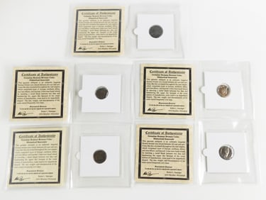 5 Bronze Roman Coins