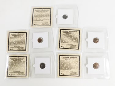 5 Bronze Roman Coins