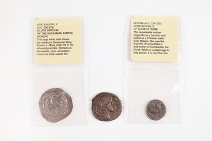 3 Ancient Coins