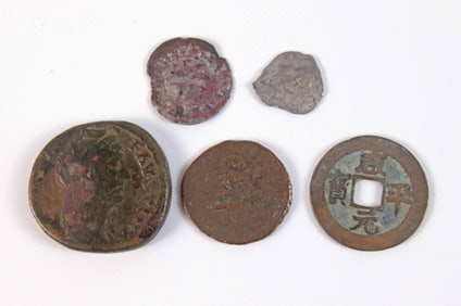 5 Ancient/Antique Coins