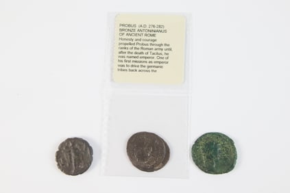 3 Ancient Coins