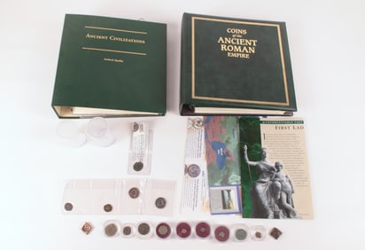Group of Antient Roman Coin Items
