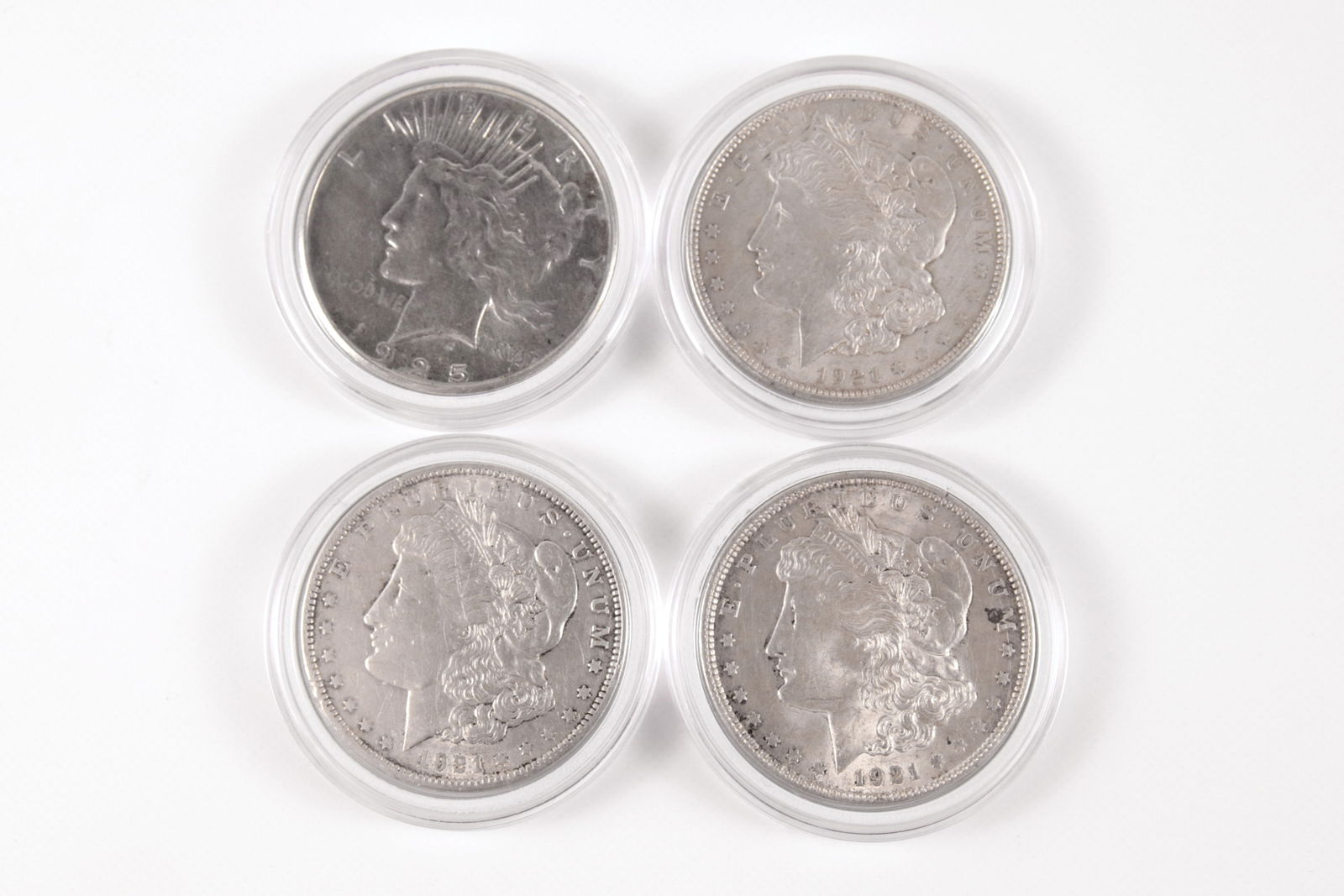 Group of Morgan/Peace Silver Dollars (1 of 9)