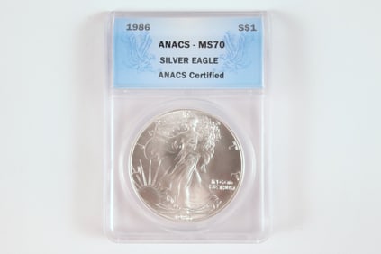1986 Silver Eagle $1