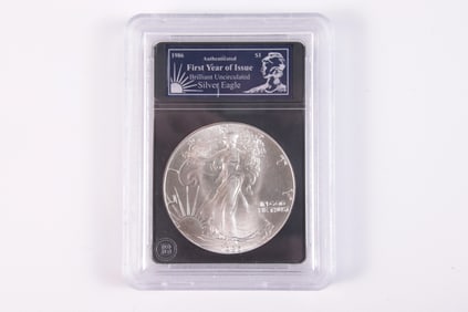 1986 Silver Eagle $1
