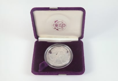 1986 Silver Eagle $1