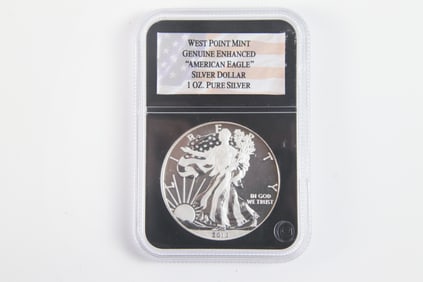 2013 W Enhanced Silver Eagle $1