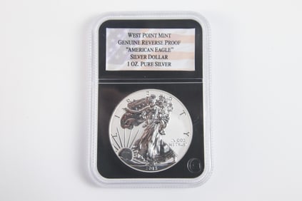 2013 West Point Reverse Proof Silver Eagle