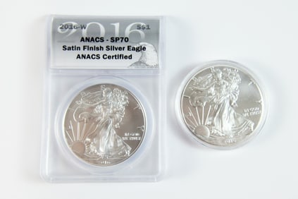 2 Silver eagle $1