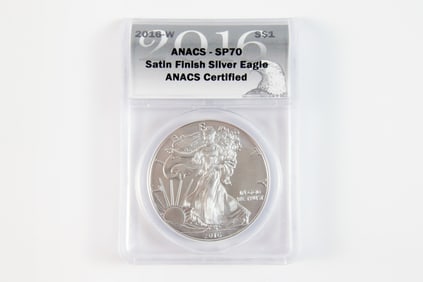 2016 Satin Finish Silver Eagle