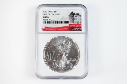2017 Silver Eagle $1