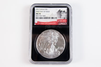 2017 Silver Eagle $1