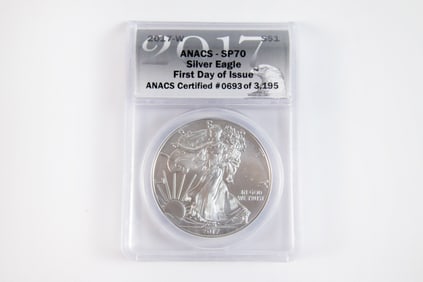 2017 W Siver Eagle $1