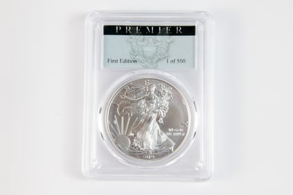 2019 W Burnished Silver Eagle $1