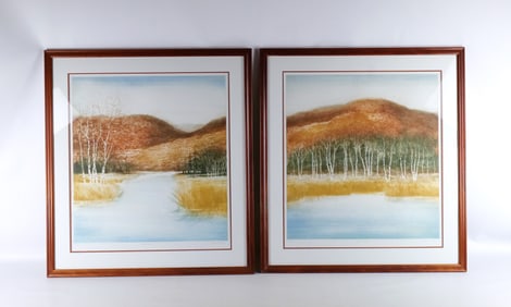 Lot of 2 Lithographs by Harvey W. Kidder