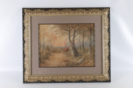 Original Watercolor by A. T. Bazane