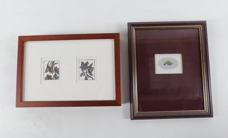 Lot of 2 Framed Pieces of Art