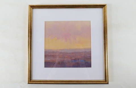 Oil on Board by William McCarthy: Oil on Board by William McCarthy (1951-). Depicting a Sunset. Signed lower left WM McCarthy. Measures 12.75" tall x 12.75" wide. All invoices must be paid within 24 hours of the sale. We offer