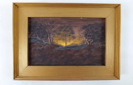 Oil on Wood Panel by Thomas Mclean