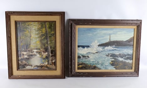 Lot of 2 Oil Paintings