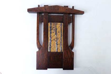 Framed Arts and Crafts Tile