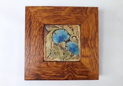 Framed Arts and Crafts Tile