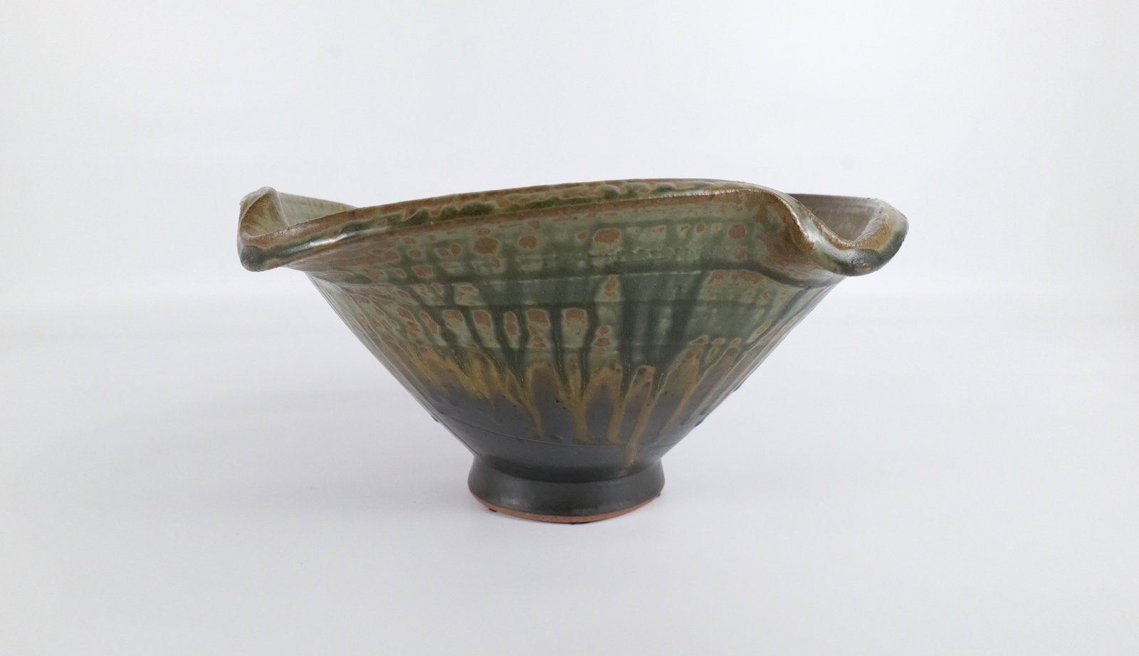 Ellen Shankin Studio Art Pottery Fluted Bowl (1 of 7)