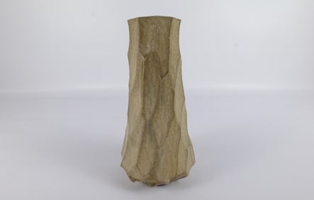 Studio Art Pottery Brutalist Tall Vase