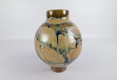 Terry Plasket Pottery Studio Art Pottery Vase