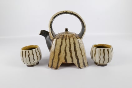 Mark Shapiro Studio Art Pottery Tea Set