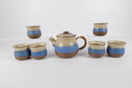 Pat Gaby Studio Art Pottery Tea Set
