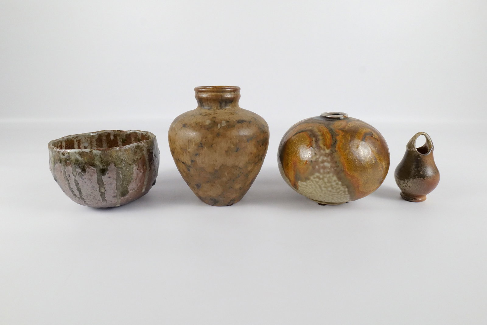 Lot of 4 Studio Art Pottery Pieces - 3 Signed (1 of 14)