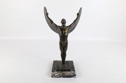 Modern Bronze Statue of an Angel