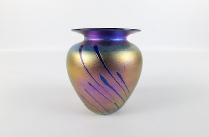 Stephan Fellerman Studio Art Glass Vase