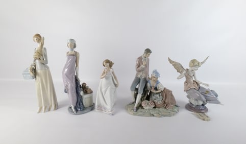Lot of 5 AS-IS Lladro Figurines