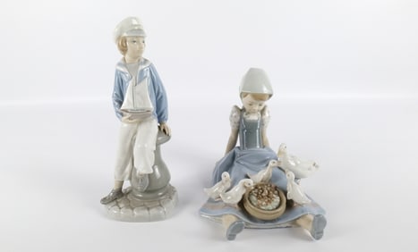 Lot of 2 Lladro Figurines