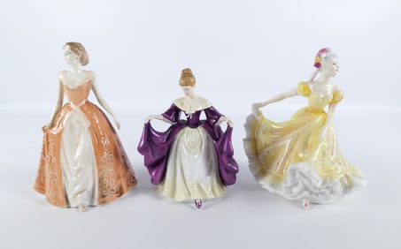 Lot of 3 Royal Doulton Figurines