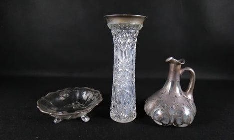 Lot of 3 Pieces of Glass