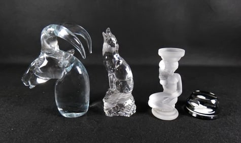 Lot of 4 Glass Pieces