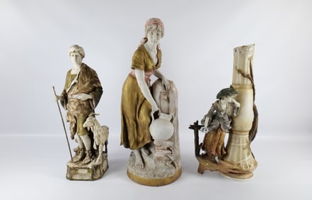 Group Lot of 3 AS-IS Monumental Figurines