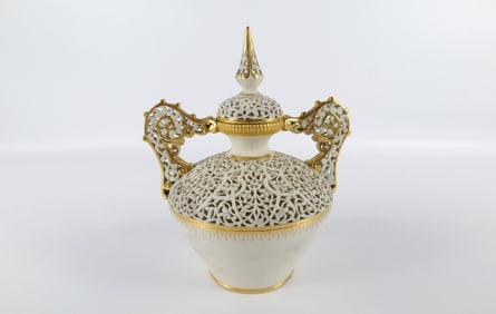 Royal Worcester Covered Potpourri Jar