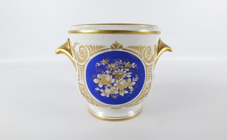 19th Century Serves Hand Painted Jardinière