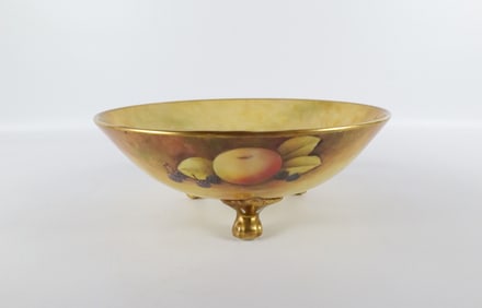 Coalport Hand Painted Porcelain Fruit Bowl