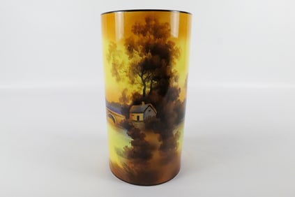 Antique Noritake Cylinder Vase