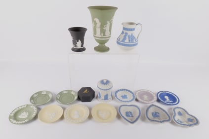 Lot of Various Colored Wedgwood Pieces
