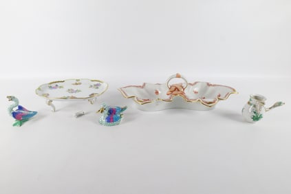 Lot of AS-IS Herend Porcelain Pieces