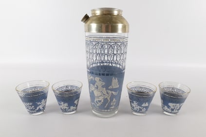 Glass Shaker Bar Set
