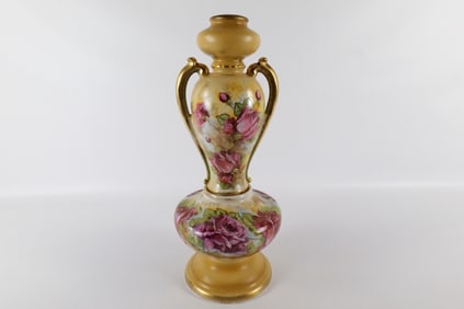 Floral Porcelain Lamp Base