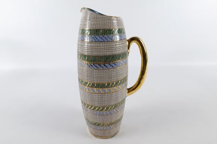 Mid Century Modern Bitossi Italy Aldo Londi Pitcher