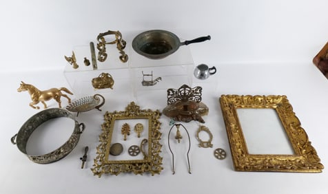 Lot of Mostly Metal Items